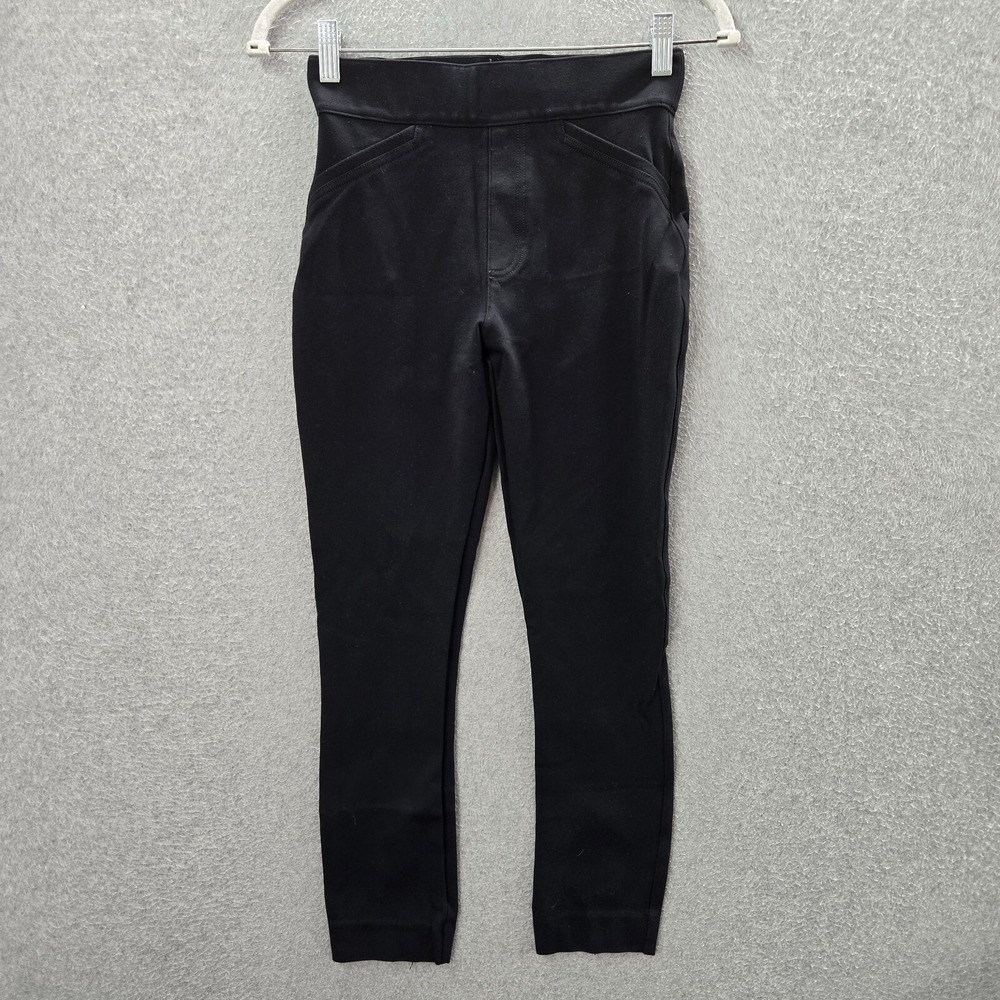 Spanx Women Pants XS Black Jeggings‎ Leggings High Waist 24" Inseam